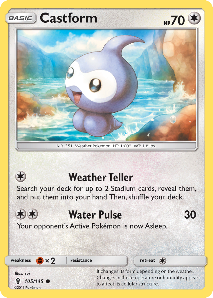 Castform - Guardians Rising #105/145