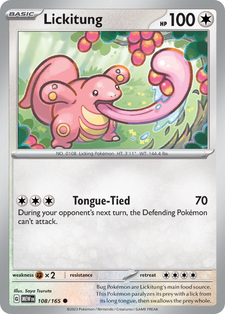 Lickitung - 151 #108/165