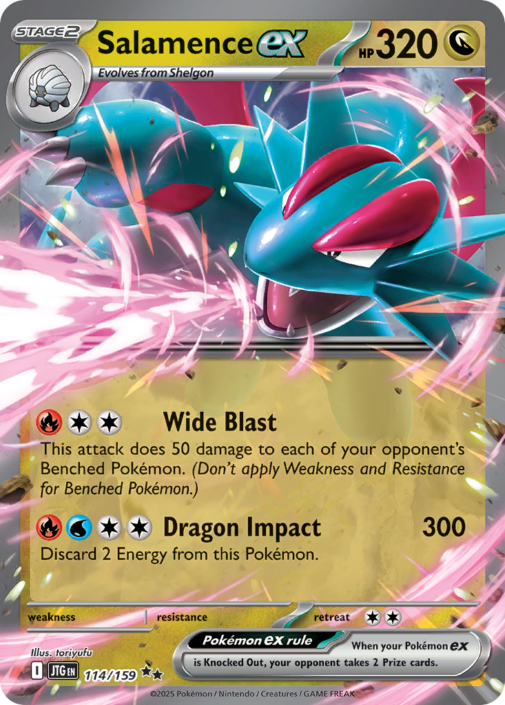 Salamence ex - Journey Together #114/159