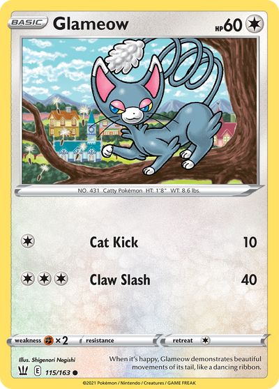 Glameow - Battle Styles #115/163