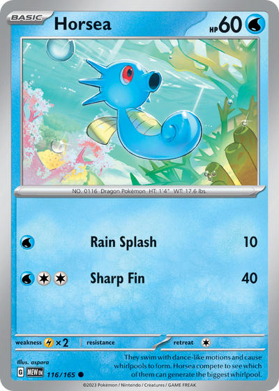 Horsea - 151 #116/165