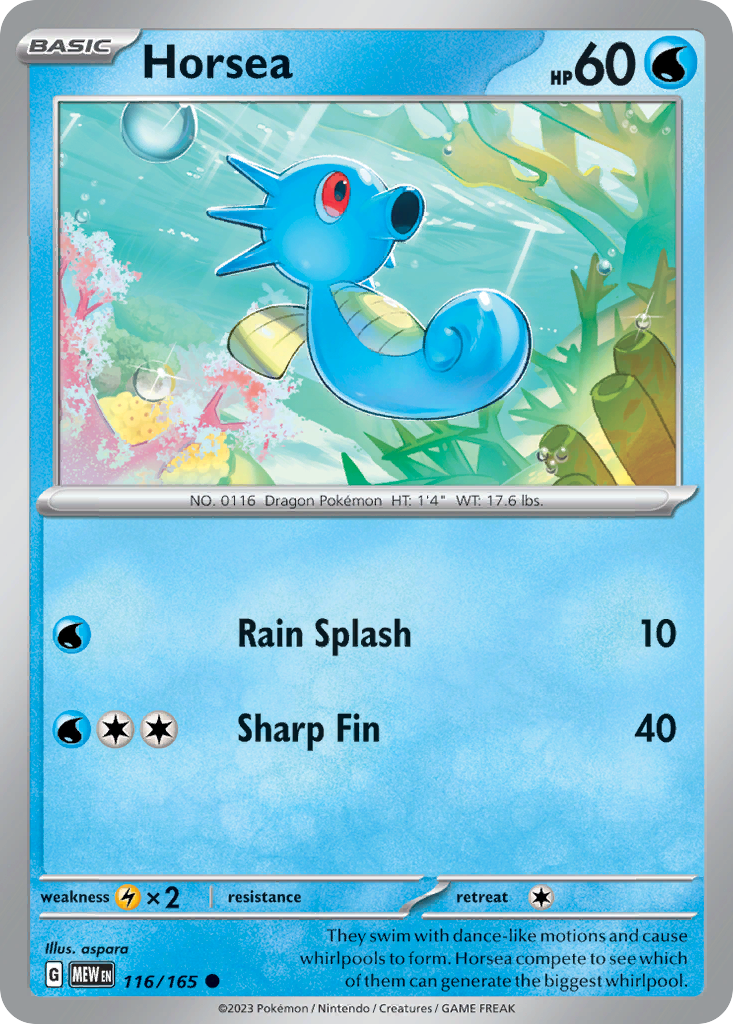 Horsea - 151 #116/165