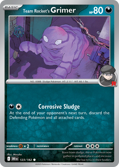 Team Rocket's Grimer - Destined Rivals #123/182