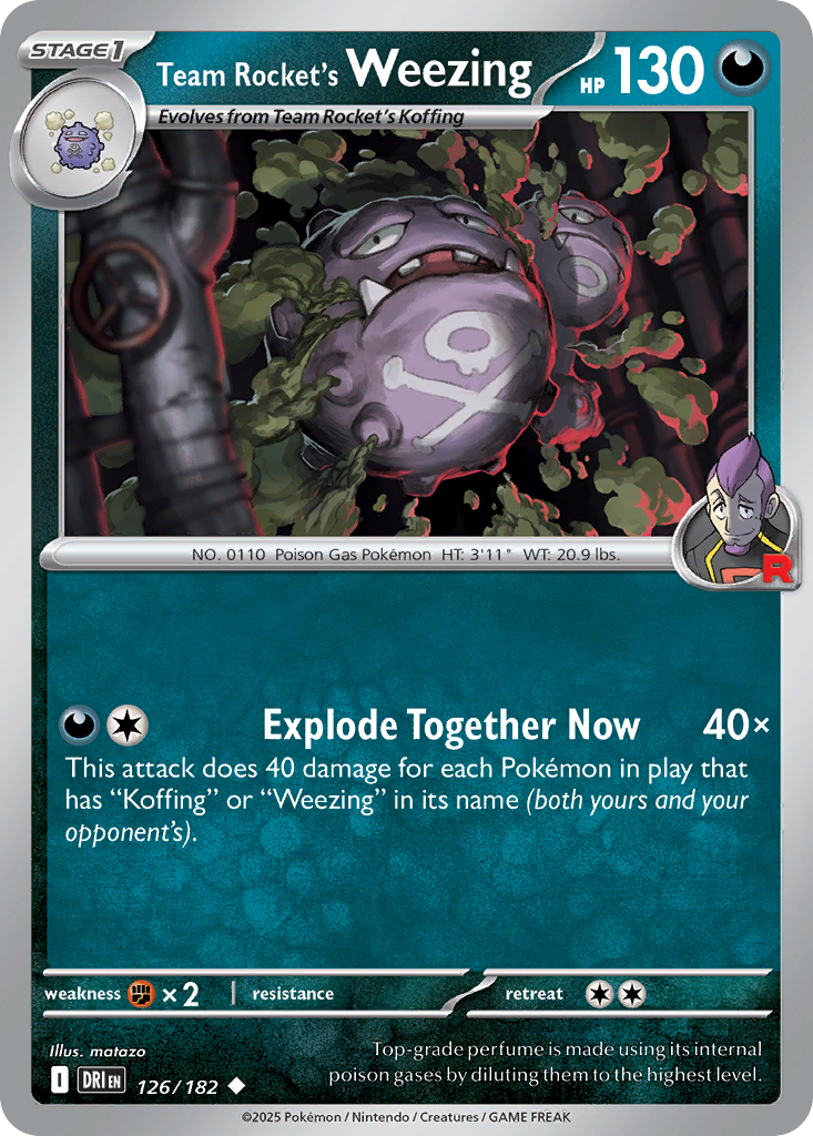 Team Rocket's Weezing - Destined Rivals #126/182