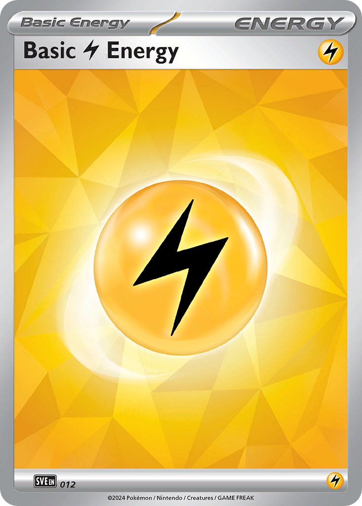 Basic Lightning Energy - Scarlet & Violet Energies #012