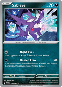 Sableye - Paldea Evolved #136/193