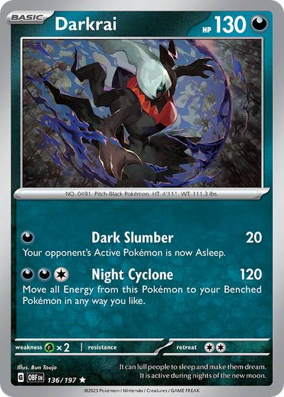 Darkrai - Obsidian Flames #136/197