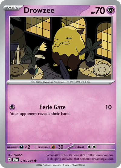 Drowzee - Shrouded Fable #016/064