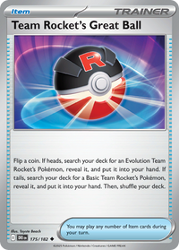 Team Rocket's Great Ball - Destined Rivals #175/182