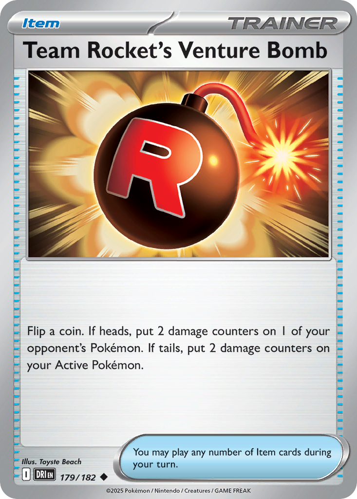 Team Rocket's Venture Bomb - Destined Rivals #179/182