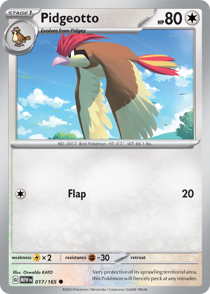 Pidgeotto - 151 #017/165