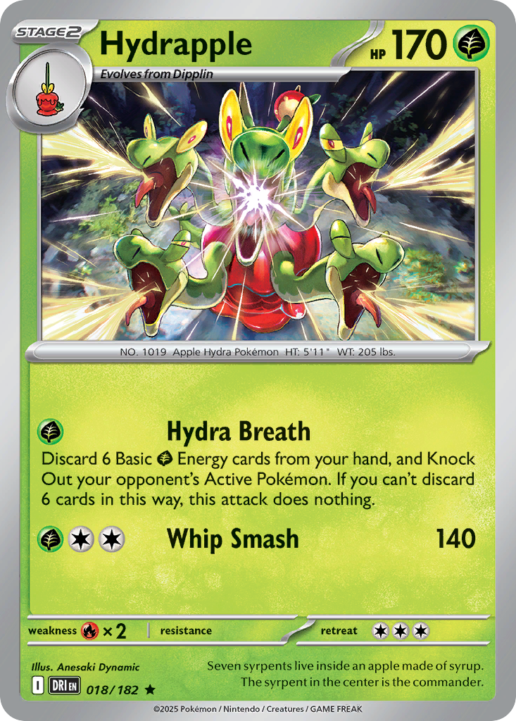 Hydrapple - Destined Rivals #018/182