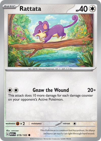 Rattata - 151 #019/165