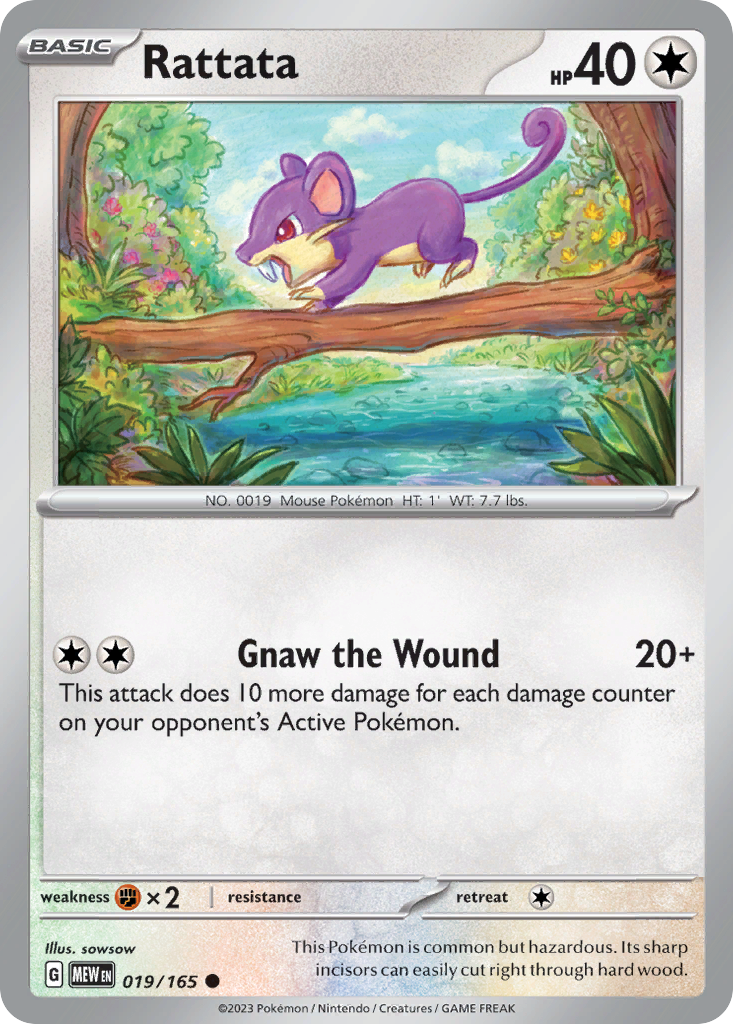 Rattata - 151 #019/165