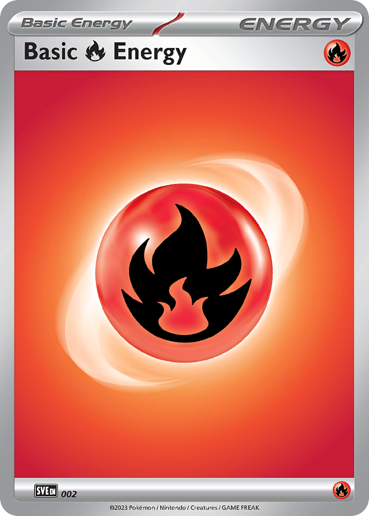 Basic Fire Energy - Scarlet & Violet Energies #002
