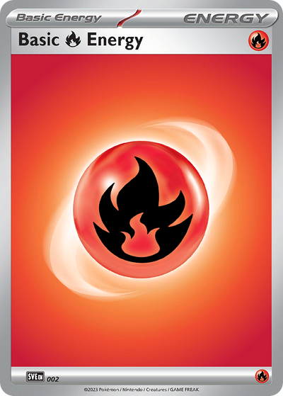 Basic Fire Energy - Scarlet & Violet Energies #002