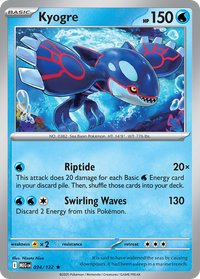 Kyogre - Mega Evolution #034/132
