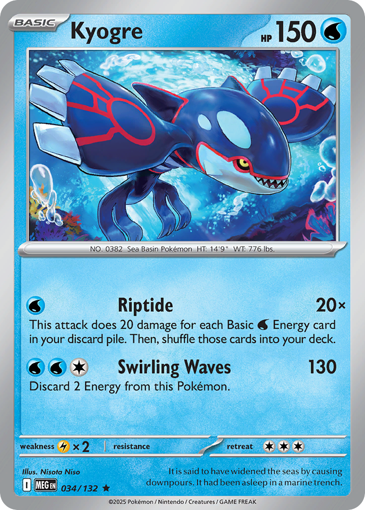 Kyogre - Mega Evolution #034/132