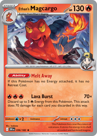 Ethan's Magcargo - Destined Rivals #036/182