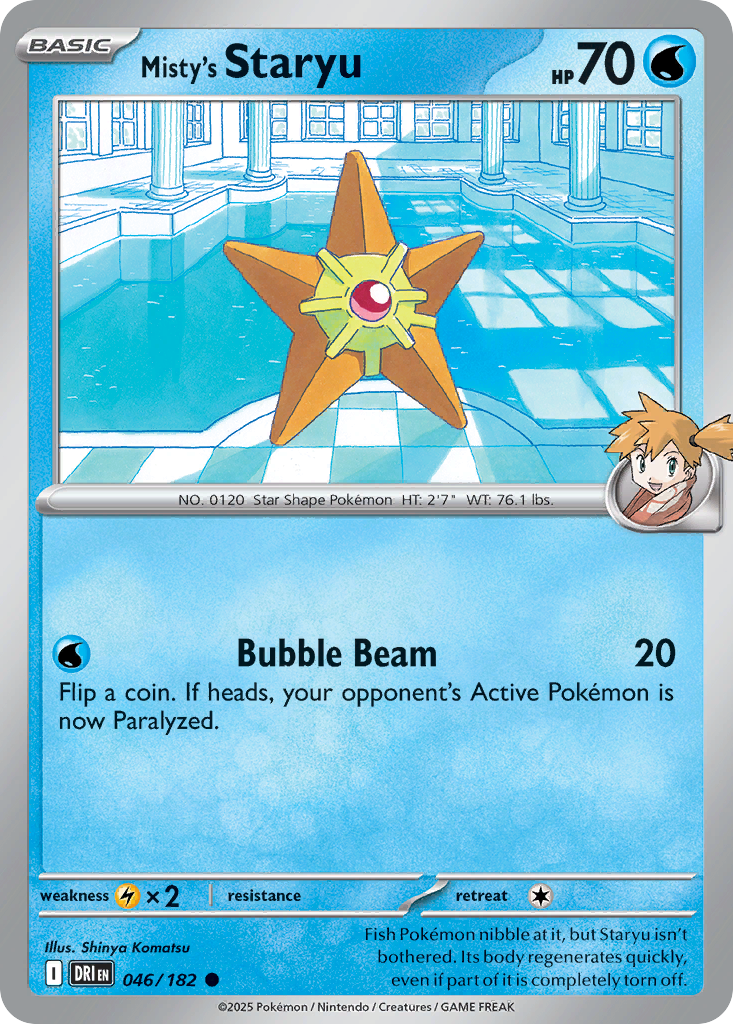 Misty's Staryu - Destined Rivals #046/182