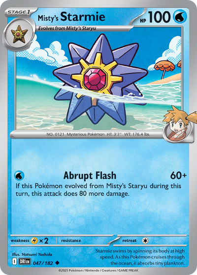 Misty's Starmie - Destined Rivals #047/182