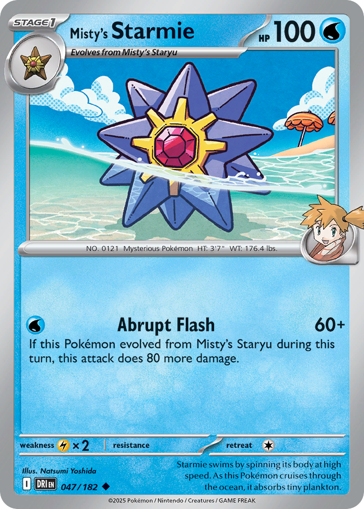 Misty's Starmie - Destined Rivals #047/182