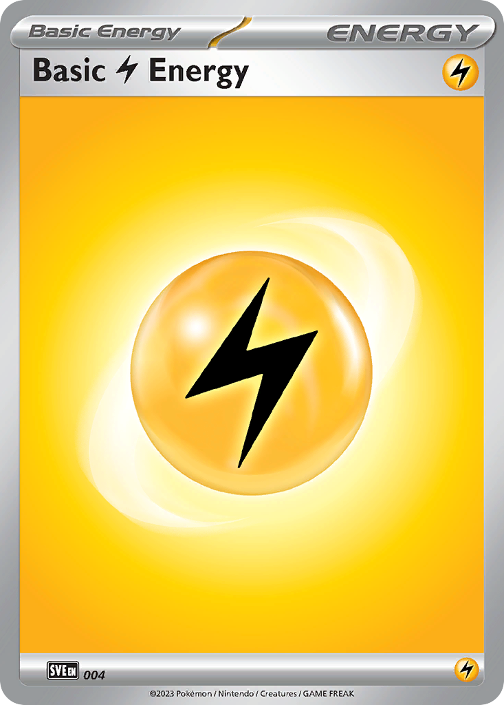 Basic Lightning Energy - Scarlet & Violet Energies #004