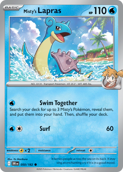Misty's Lapras - Destined Rivals #050/182