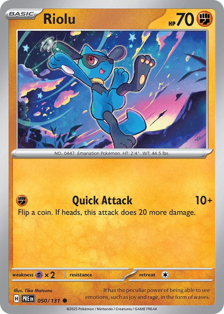 Riolu - Prismatic Evolutions #050/131