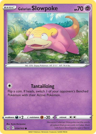Galarian Slowpoke - Battle Styles #054/163