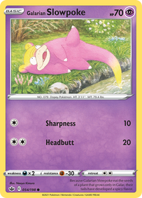 Galarian Slowpoke - Chilling Reign #054/198