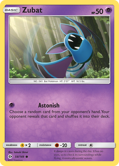Zubat - Sun & Moon #54/149