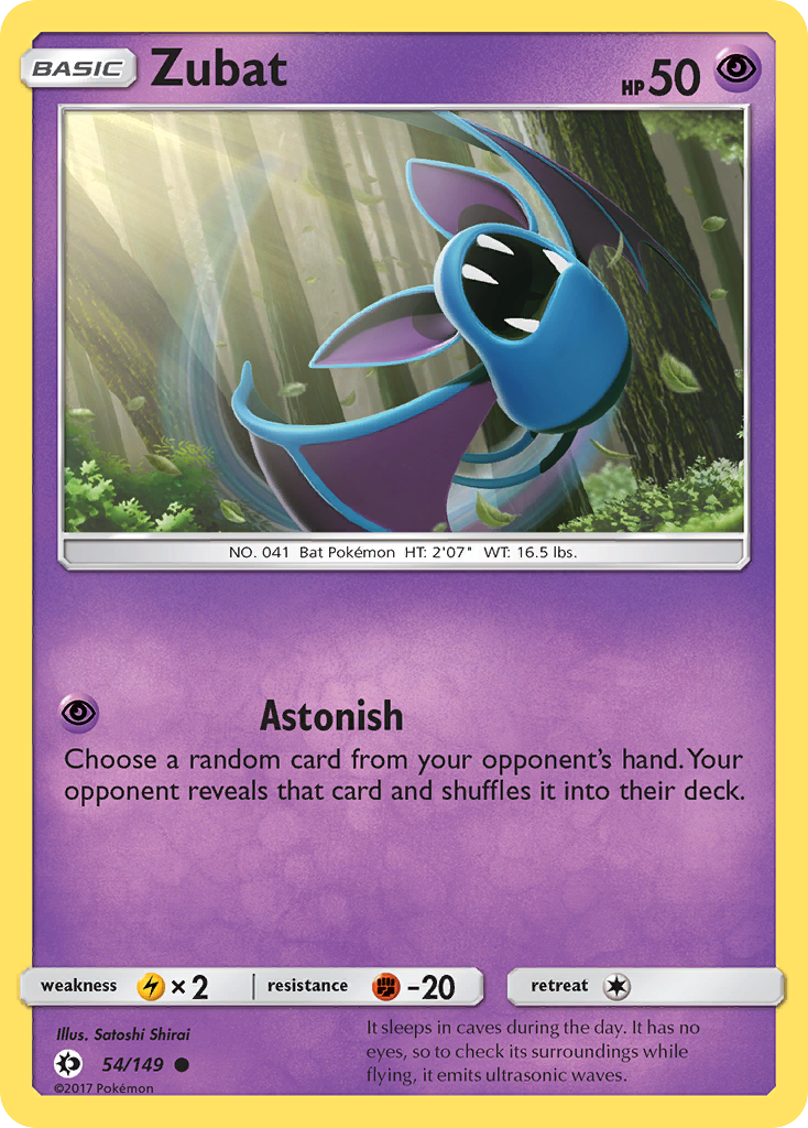 Zubat - Sun & Moon #54/149