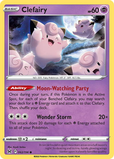 Clefairy - Lost Origin #062/196