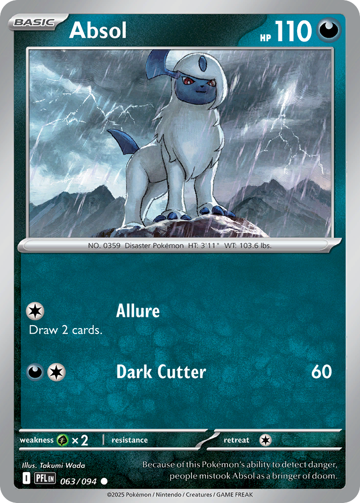 Absol - Phantasmal Flames #063/094