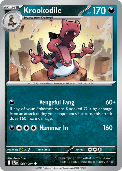 Krookodile - Phantasmal Flames #066/094