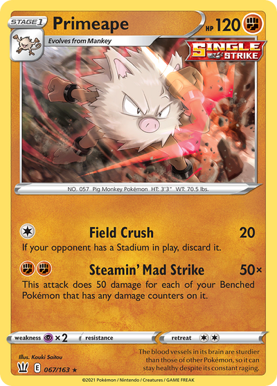 Primeape - swsh5 #067/163