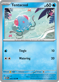 Tentacool - 151 #072/165