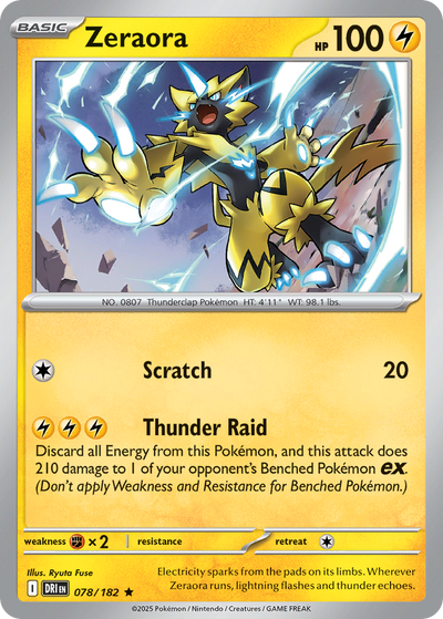 Zeraora - Destined Rivals #078/182