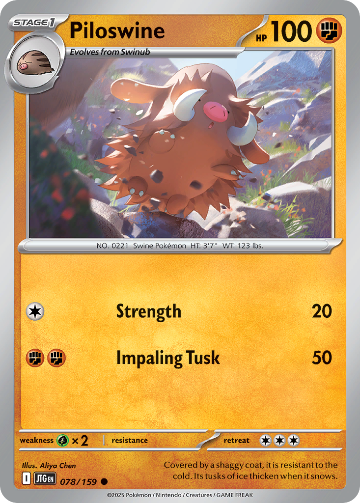 Piloswine - Journey Together #078/159