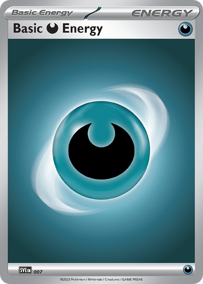 Basic Darkness Energy - Scarlet & Violet Energies #007