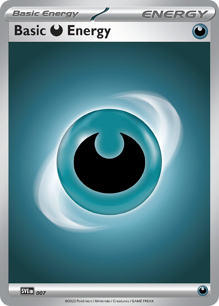 Basic Darkness Energy - Scarlet & Violet Energies #007