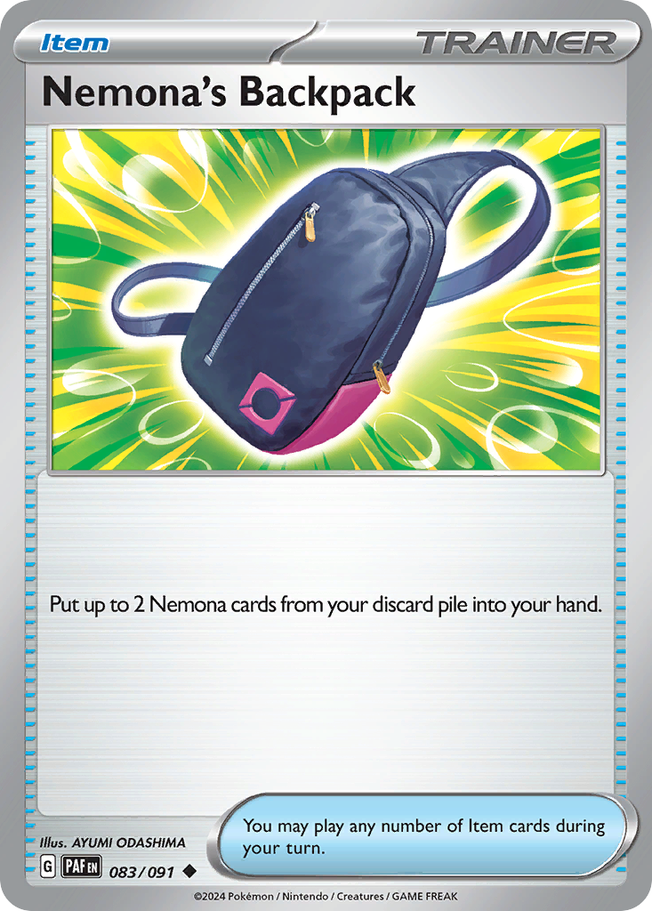 Nemona's Backpack - Paldean Fates #083/091