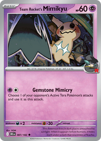 Team Rocket's Mimikyu - Destined Rivals #087/182