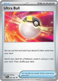 Ultra Ball - Paldean Fates #091/091