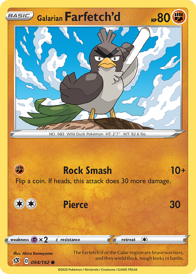 Galarian Farfetch'd - Rebel Clash #094/192