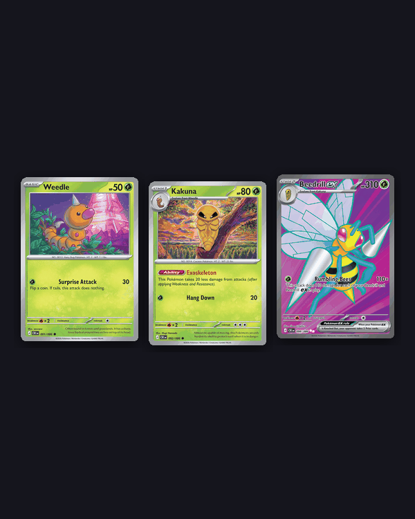 Weedle Evolution Line Bundle