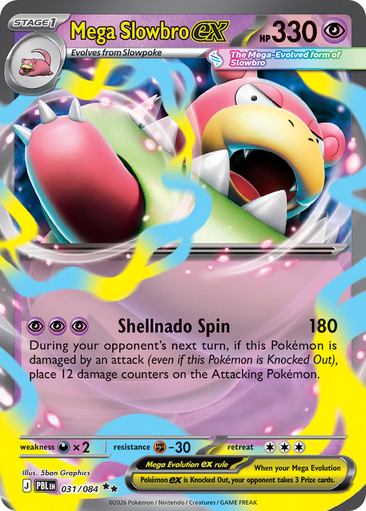 Mega Slowbro ex - Pitch Black #031/084