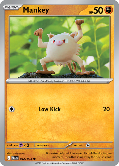Mankey - Pitch Black #042/084