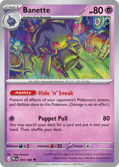 Banette - Pitch Black #034/084